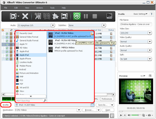 Xilisoft Video Converter Ultimate